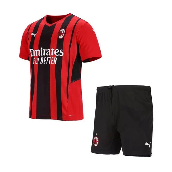 Camiseta AC Milan 1st Niño 2021-2022 Rojo